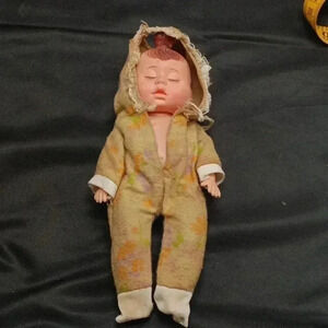 Vintage Fun-World Three Face Baby Doll